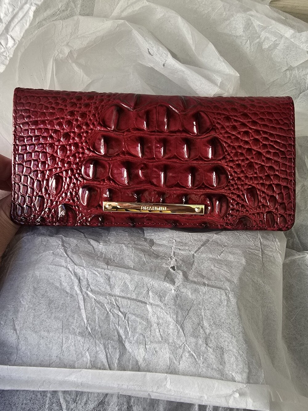 Brahmin Vintage Red Ady Wallet